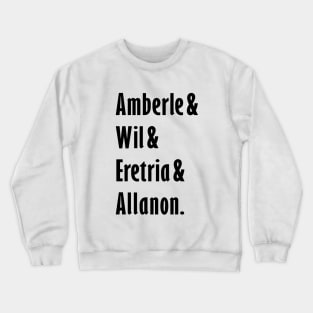The Shannara Chronicles - Amberle & Wil & Eretria & Allanon Crewneck Sweatshirt